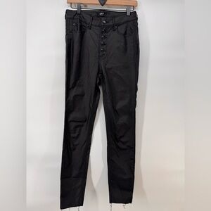 OAT New York High-Rise Women’s Skinni Faux Leather Black Pants